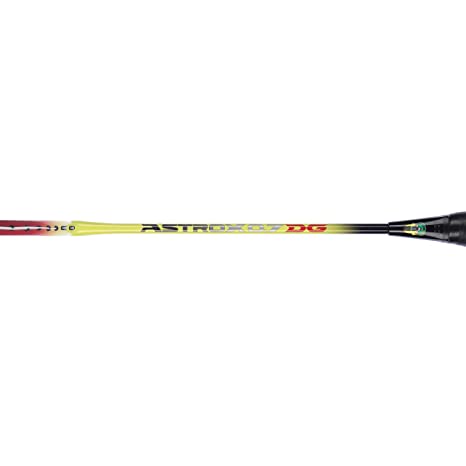 Yonex Astrox 0.7 DG (Yellow/Black) Strung Badminton Racket