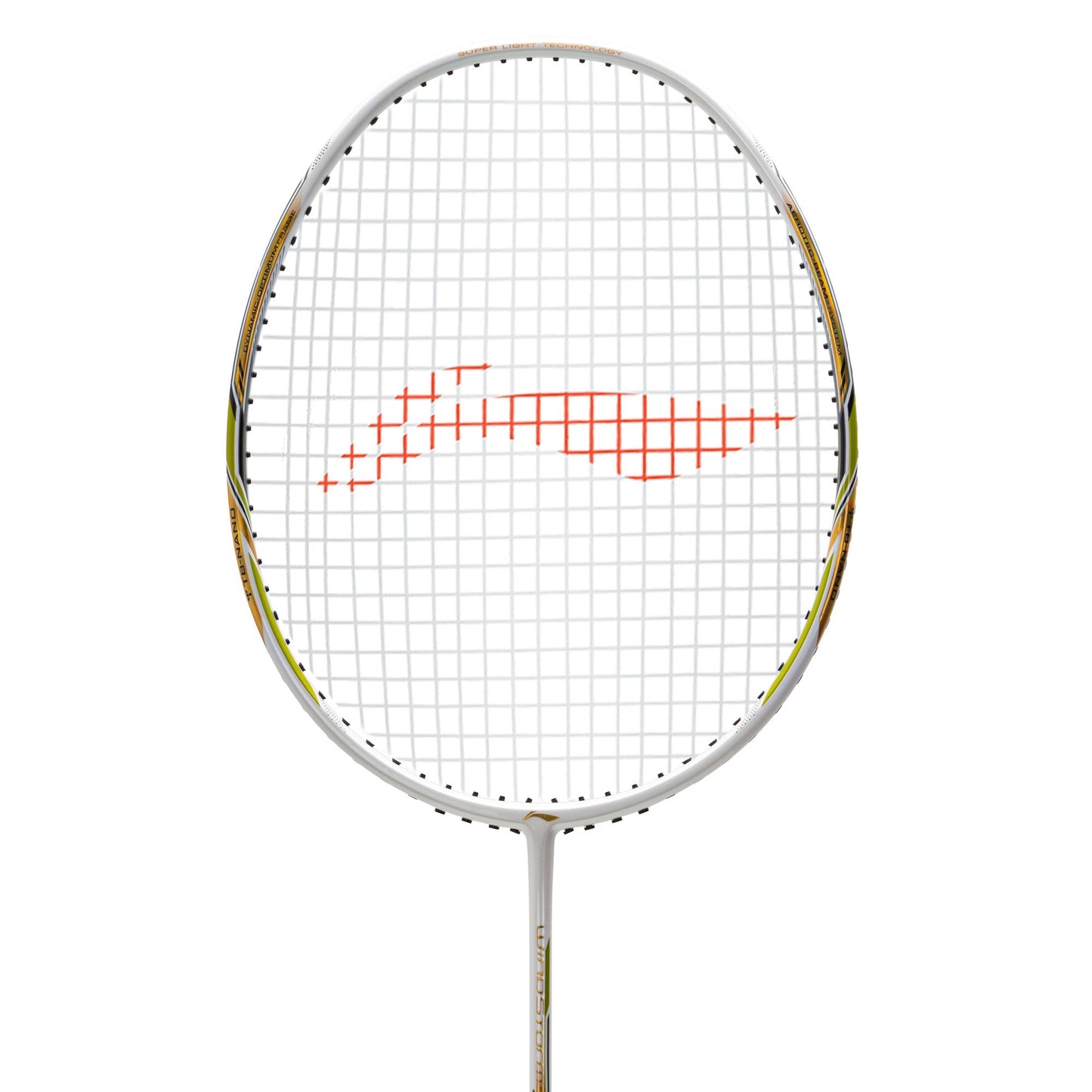 Li-Ning Windstorm 72 S (White/Gold/Lime) Badminton Racket