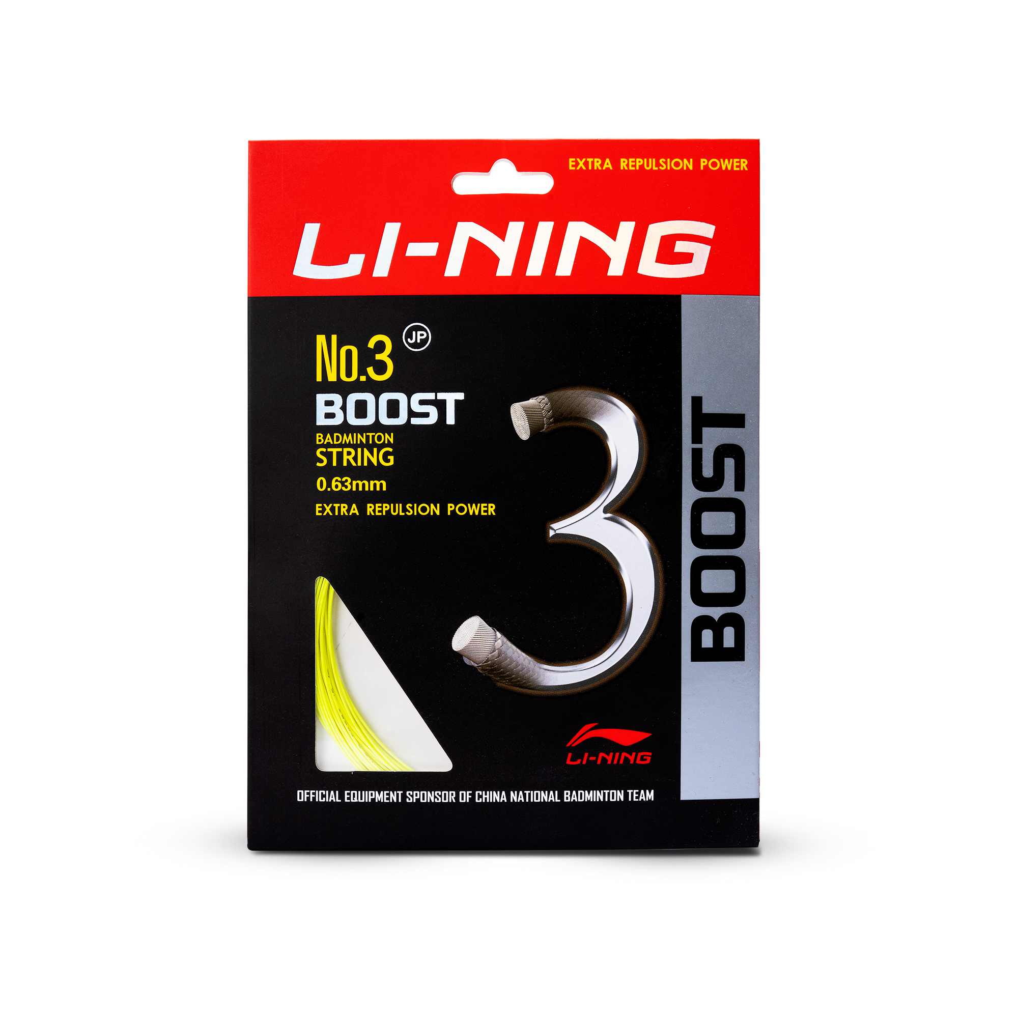Li-Ning No.3 Boost (0.63mm) Badminton String Set (10m)