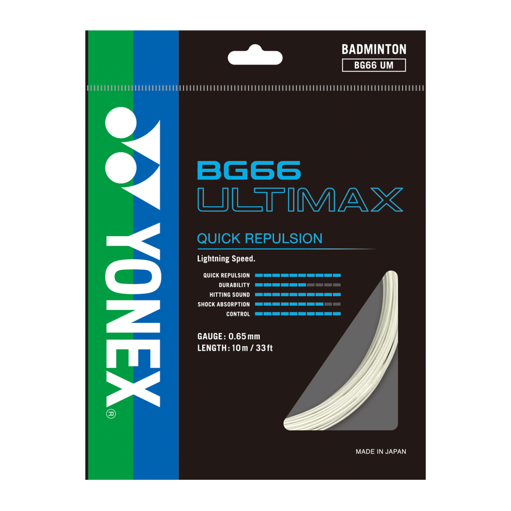 Yonex BG 66 Ultimax Badminton String Set (10m)