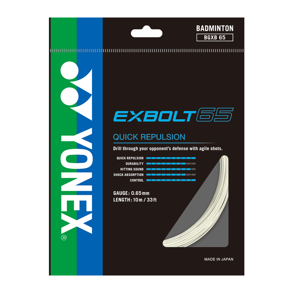 Yonex Exbolt 65 Badminton String Set (10m)