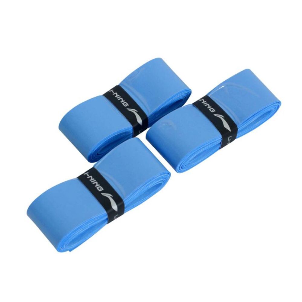 Li-Ning GP22+ Extra Tacky and Anti-Slip Badminton Grip (3 pcs) Blue