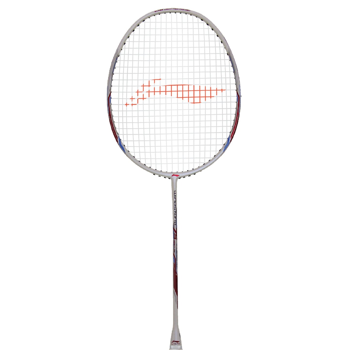 Li-Ning Windstorm 75 (White/Red) Badminton Racket